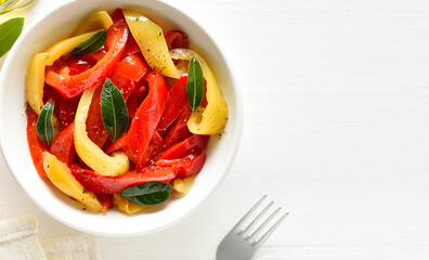 Pickled bell peppers