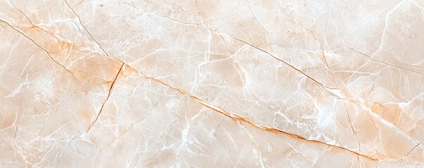 Fototapeta premium Elegant beige marble surface with subtle veins and patterns, perfect for interior design and architectural projects.