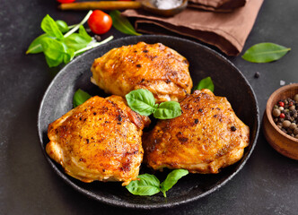 Fried chicken thighs