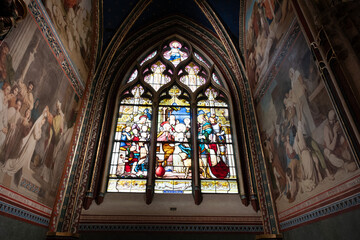 Gothic ornaments. Shot on several Gothic monuments in France. (Churchs and buildings)