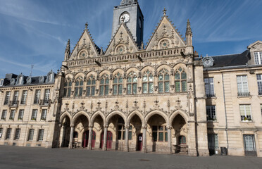 Naklejka premium Gothic ornaments. Shot on several Gothic monuments in France. (Churchs and buildings)