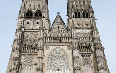 Fototapeta premium Gothic ornaments. Shot on several Gothic monuments in France. (Churchs and buildings)