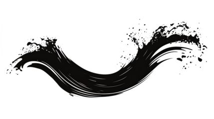 Dynamic Splash of Water with Abstract Design for Creative Projects