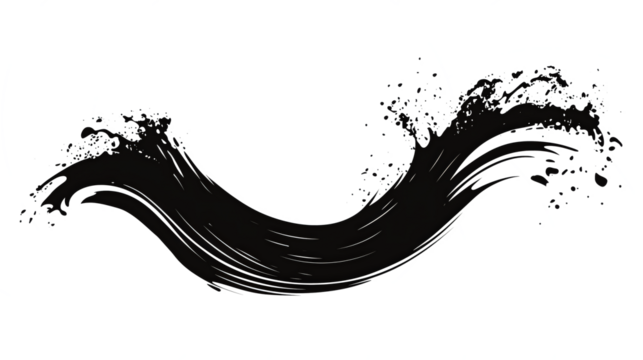 Dynamic Splash of Water with Abstract Design for Creative Projects