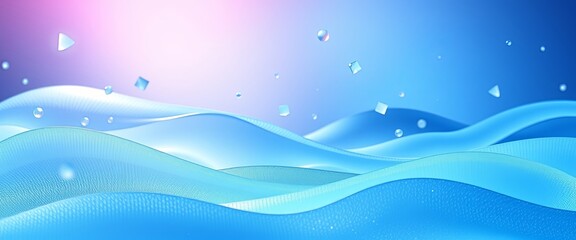 Modern Frosted Abstract with Smooth Gradient for Desktop Art