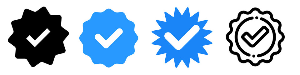 Correct icon set in vector