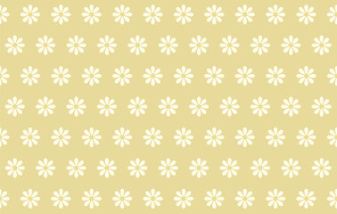 Easter floral seamless vector pattern simple hand drawn cartoon style. Pastel colors colorful background. Ideal for printing textiles, clothes, packaging, wrapping paper, wallpaper
