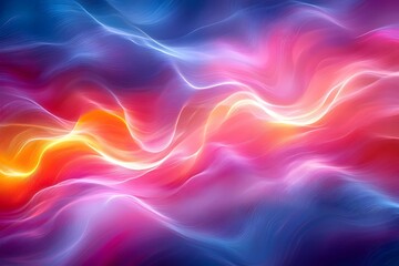 Fototapeta premium Abstract background with vibrant colors and glowing lines, creating a dynamic and energetic feel.