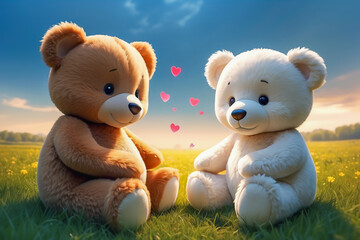 AI-generated image of Valentine&rsquo;s Day theme, a celebration of love and affection