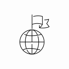 unique global signals icon sign vector