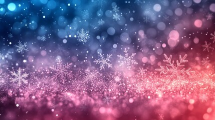 Obraz premium Festive Winter Wonderland Background