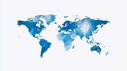 Obraz premium World Map, Very high resolution world map, isolated on white background. Infographic, Flat Earth, Globe similar worldmap icon. annual report, Travel worldwide, map silhouette backdrop