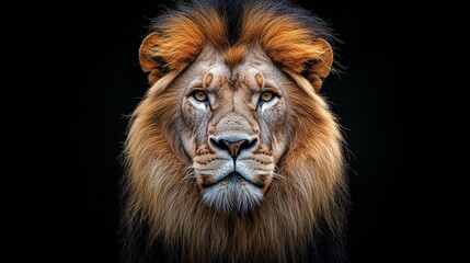 Obraz premium Majestic Lion Portrait