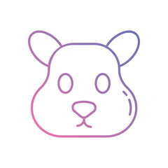 Squirrel vector icon stock illustration