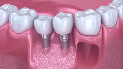 Dental Implants Illustration