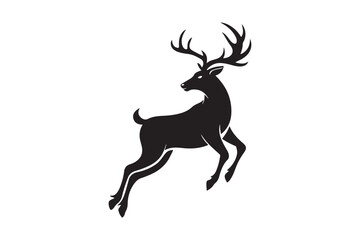 Elk Silhouette Vector Design – Wildlife Graphic for Merchandise, Print Files, and Creative Branding