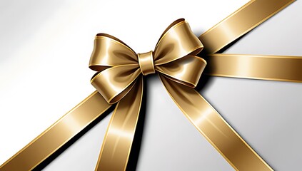 gold bow matching ribbon make beautiful elegant gift occasion