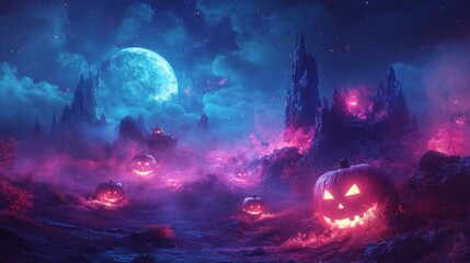 Enchanted Halloween Landscape