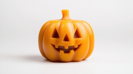 Cheerful Jack-o'-Lantern Pumpkin Decoration