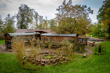 Aufbauten im Waldkindergarten
