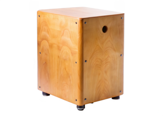 Cajón on a transparent background.