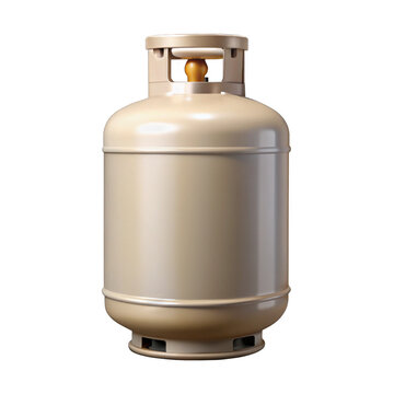 Gas tank on a transparent background.