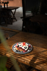 Traditional typical Mexican food, Mexican gastronomy concept. Tacos, chilaquiles, Mexican tradition.