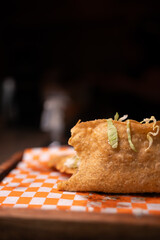 Traditional typical Mexican food, Mexican gastronomy concept. Tacos, chilaquiles, Mexican tradition.