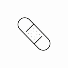 aid bandage icon sign vector