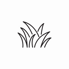 nature grass icon sign vector