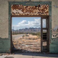 Abandoned store on Salome Road in Arizona's Harquahala Valley.