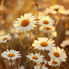 Wildflowers with daisies