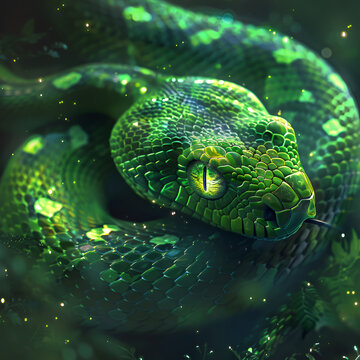 green snake