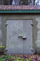 a former military bunker in the forest