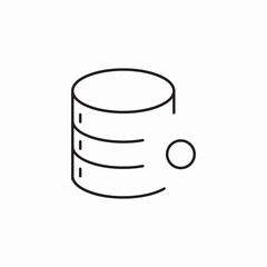 new database icon sign vector