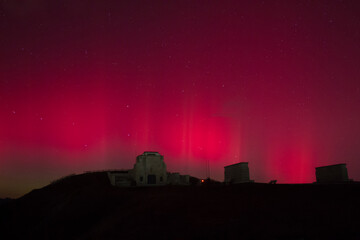 Stable auroral red arc, SAR, view from Italy