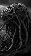 Tentacle Creature Swarming Around Our Land