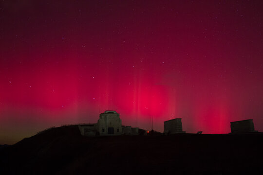 Stable auroral red arc, SAR, view from Italy