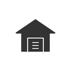 Garage icon. Real estate symbol modern, simple, vector, icon for website design, mobile app, ui. Vector Illustration