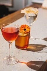 Three Beautiful Cocktails