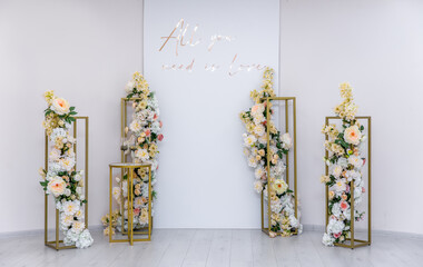 wedding arch flowers decorations