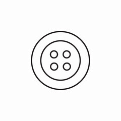 clothes button icon sign vector