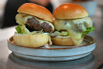 extravagant cuisine, restaurant small plate menu beef sliders