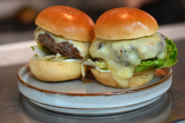 extravagant cuisine, restaurant small plate menu beef sliders