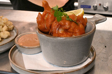 extravagant cuisine, restaurant small plate menu 