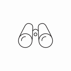 big binoculars icon sign vector
