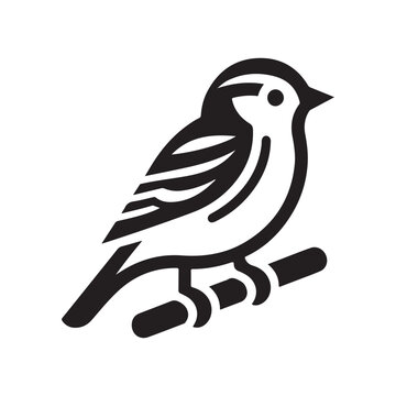 recommend clip art: Stunning Finch Silhouette Vector Icons - Ready for Instant Download