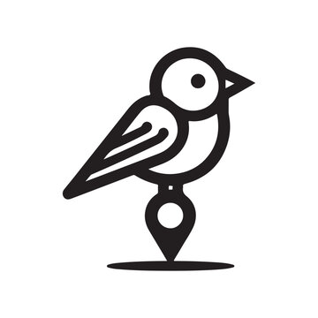 recommend clip art: Stunning Finch Silhouette Vector Icons - Ready for Instant Download