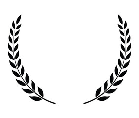 Leaf circular vector logo design 