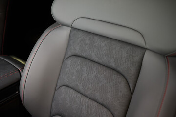 Discover the Stylish Car Interior with Premium Leather Seats for elegance and comfort